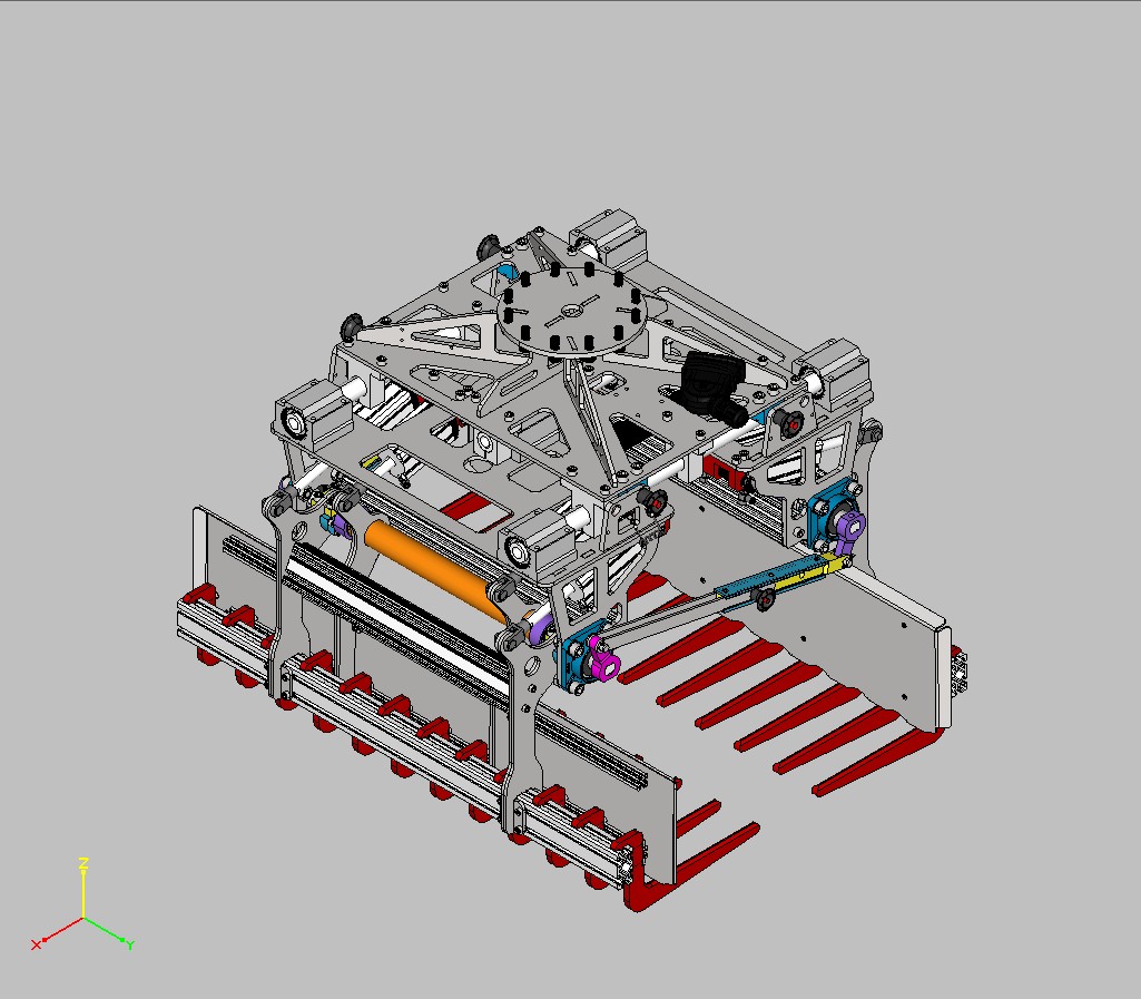 机器人可调式袋夹抓手Solidworks设计 附STEP格式